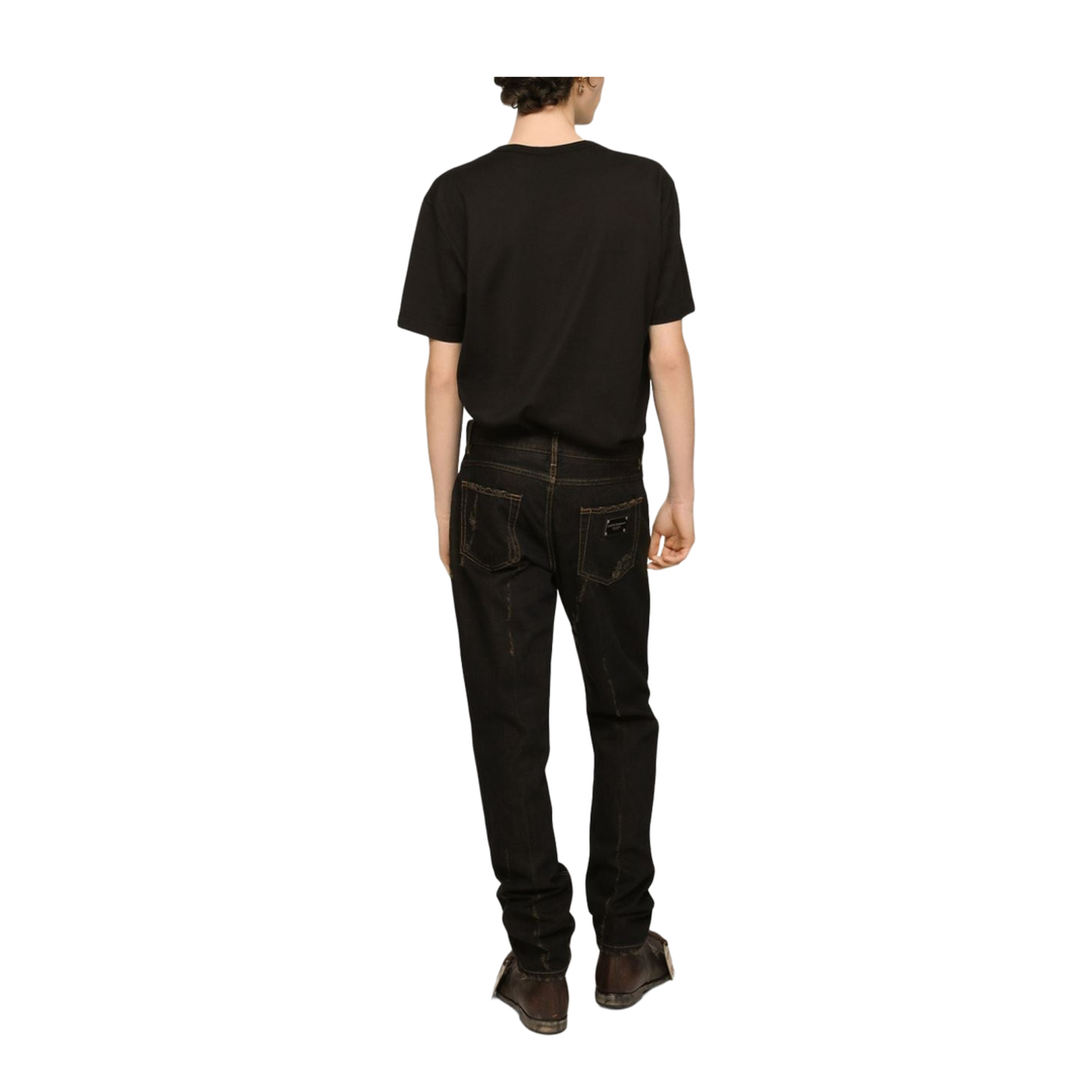 Cotton Jersey T-Shirt with DG Logo