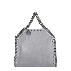 Falabella Tiny Polyester Tote - Light Grey