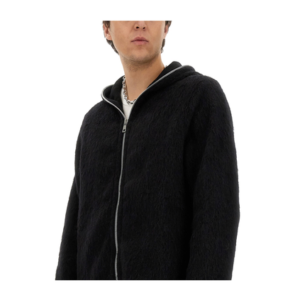 MAYFEYR - Our Legacy - Cardigan With Zip - M4243FBHBLACKHAIRYWOOL