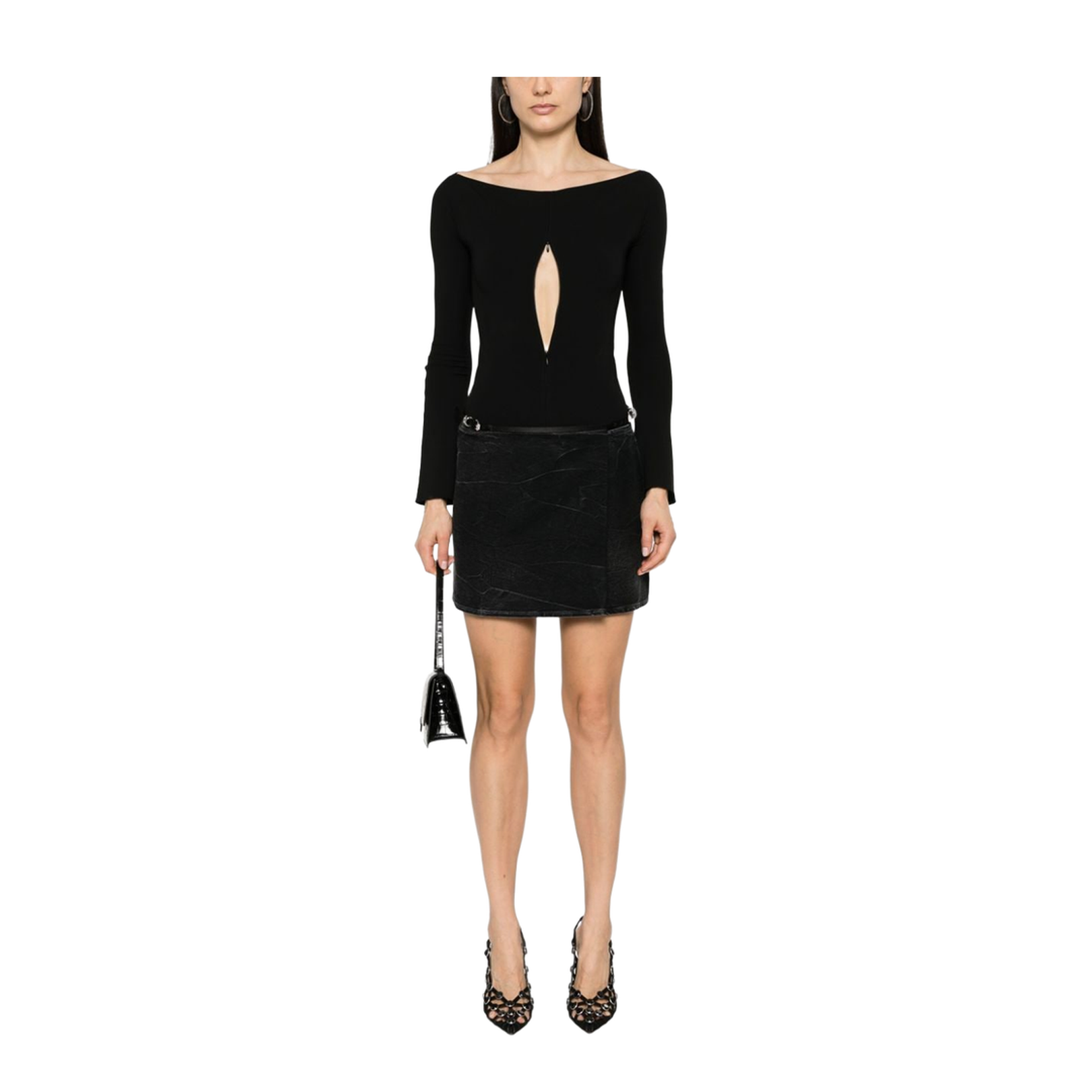 Voyou Denim Mini Skirt