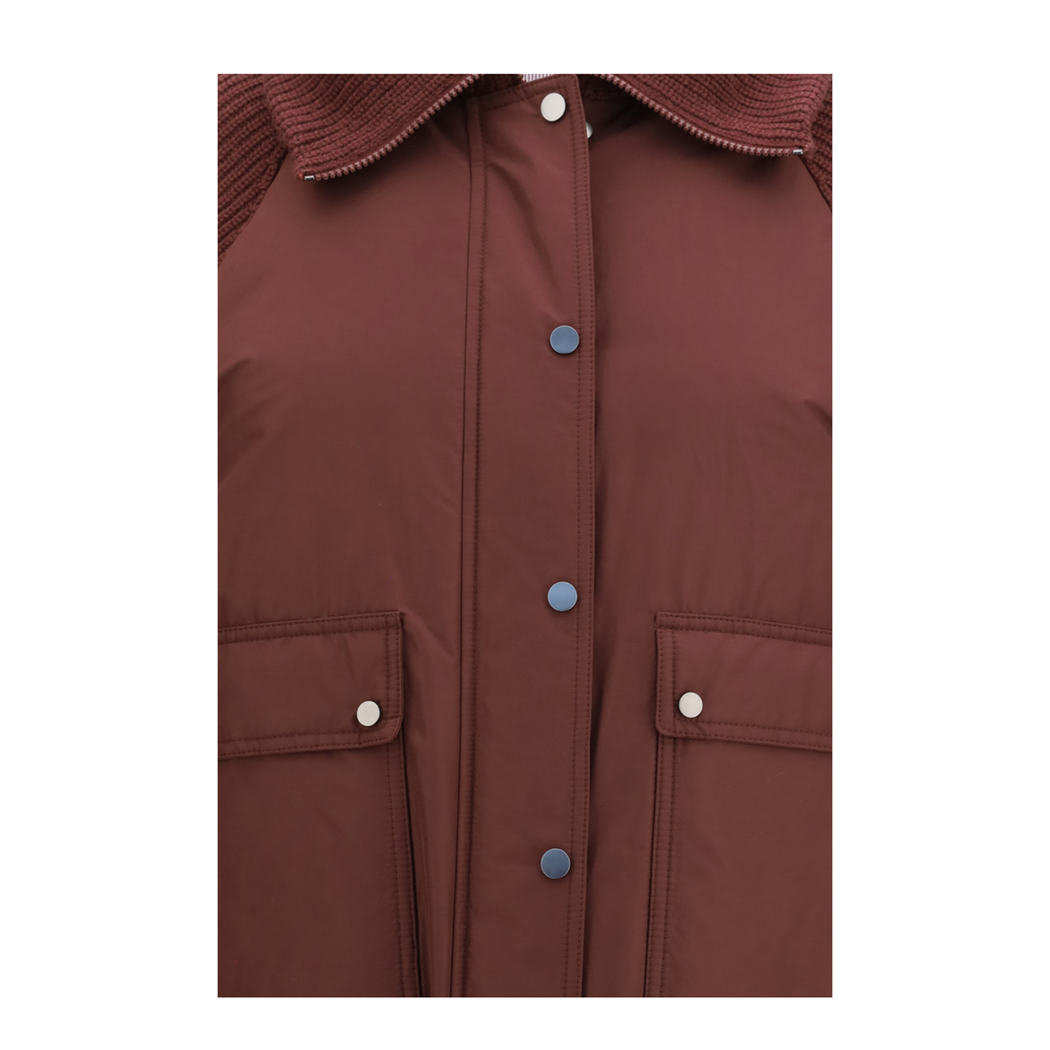 MAYFEYR - Brunello Cucinelli - Down Jacket With Wool Sleeves - MH5257294PC036