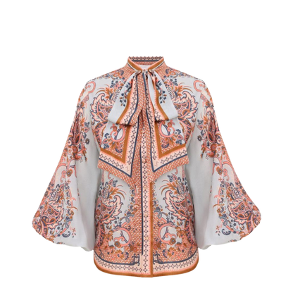 Aster Tie Neck Blouse