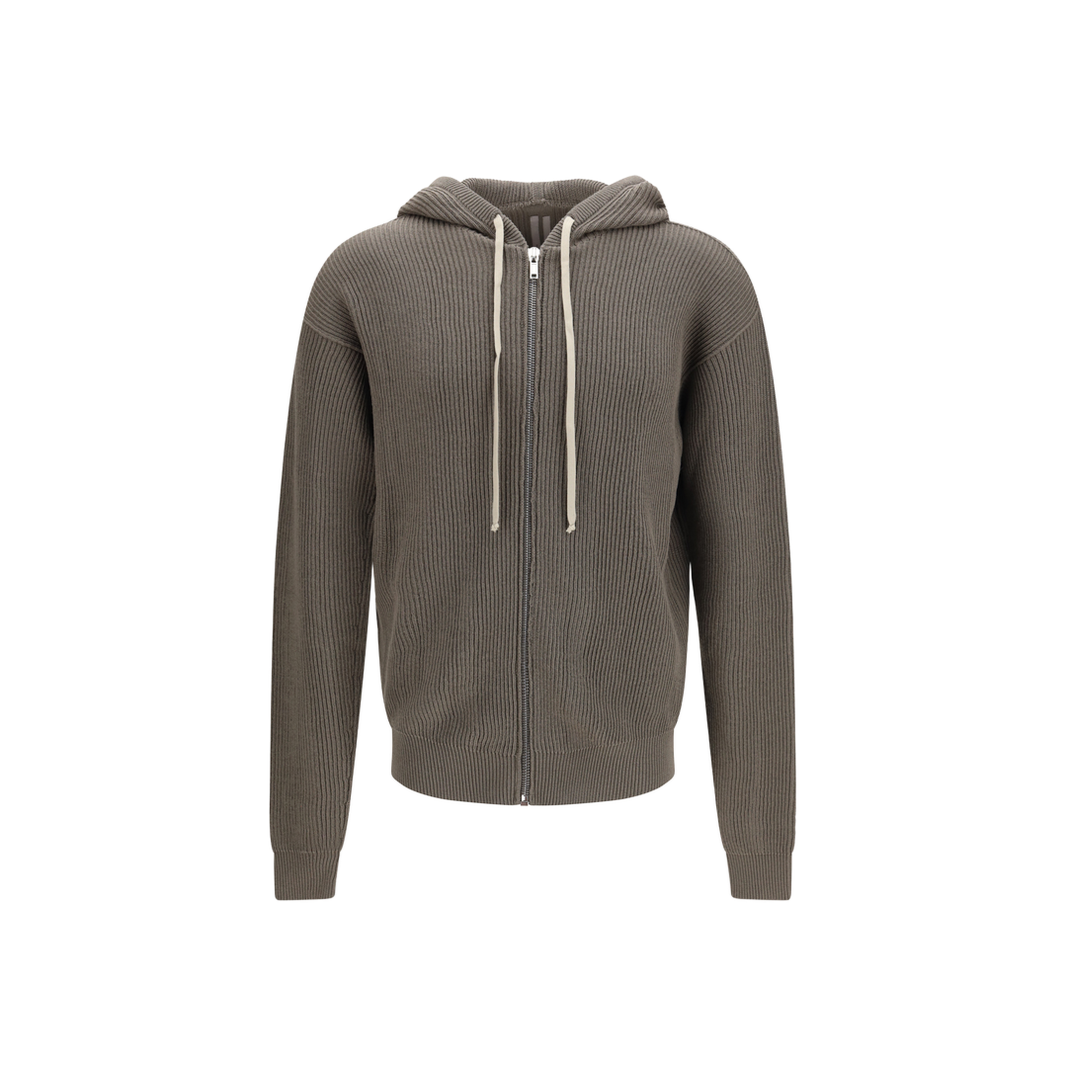 MAYFEYR - Rick Owens - Ribbed Virgin Wool Knit Hoodie - RU01F2614