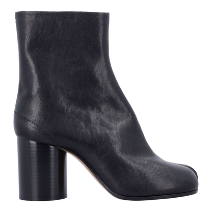 Brown Lambskin Leather Tabi Chelsea Boots