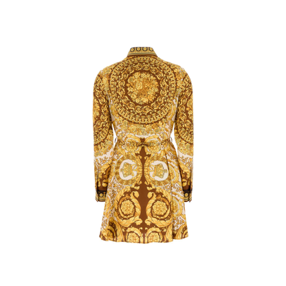 Printed Twill Shirt Dress