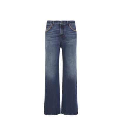 MAYFEYR - Etro - Straight Leg Denim Trouser - MRNB0021AC358