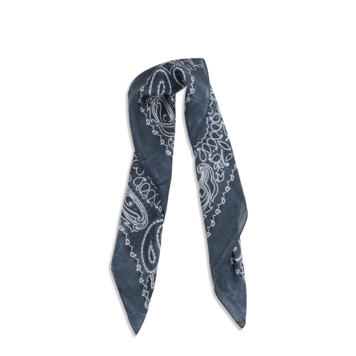 MAYFEYR - Golden Goose - Golden Paisley Printed Silk Scarf - GUP01053P00066750653