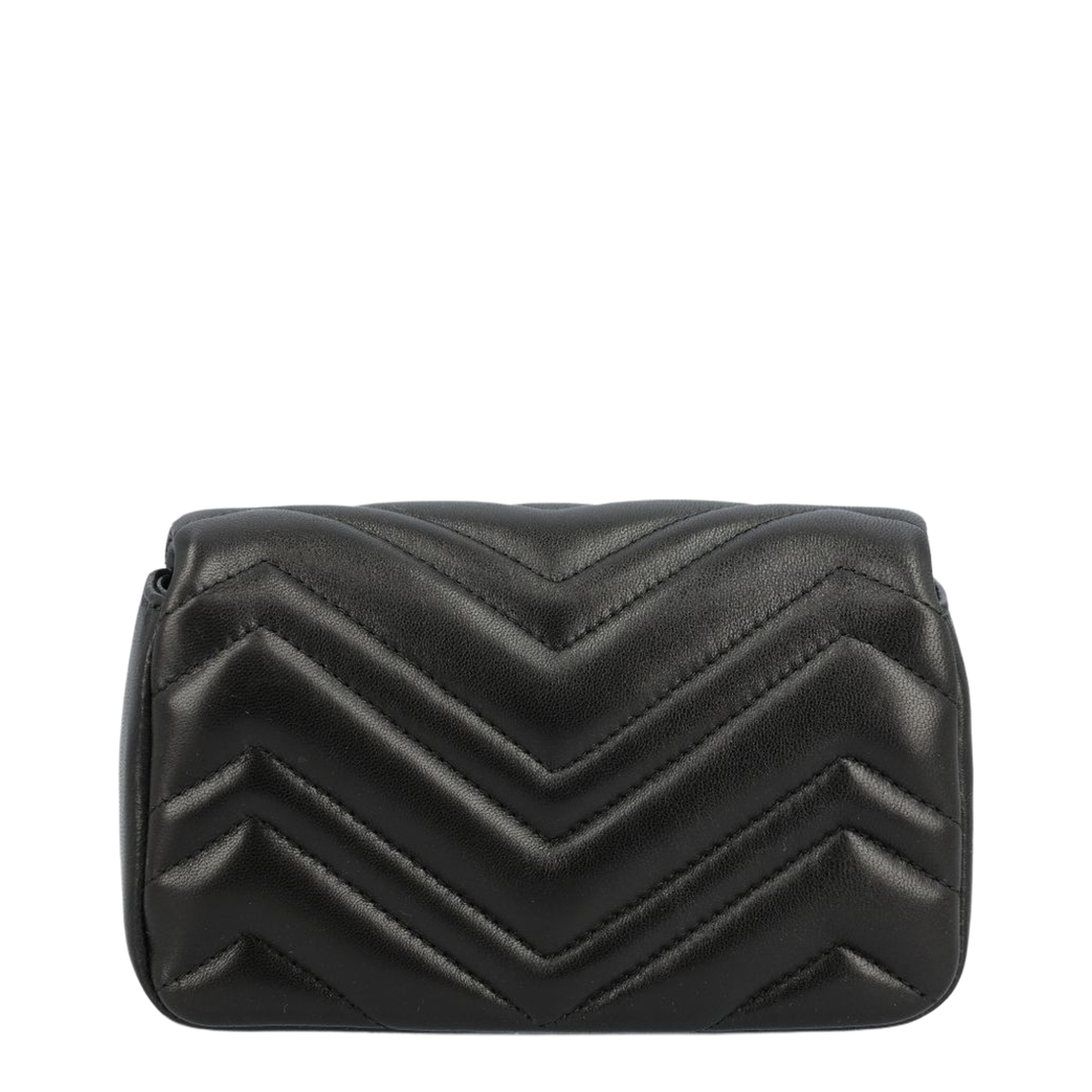 GG Marmont Mini Shoulder Bag Lambskin - Black