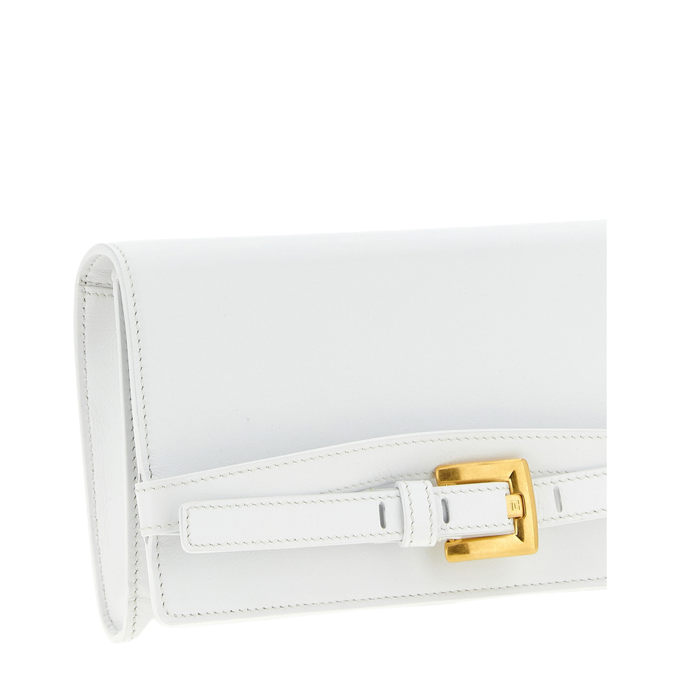 Shuffle Wallet Chain White