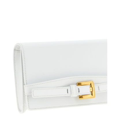 Shuffle Wallet Chain White