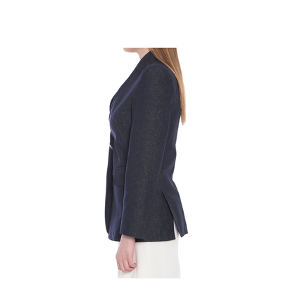 Slim-fit single-breasted blazer