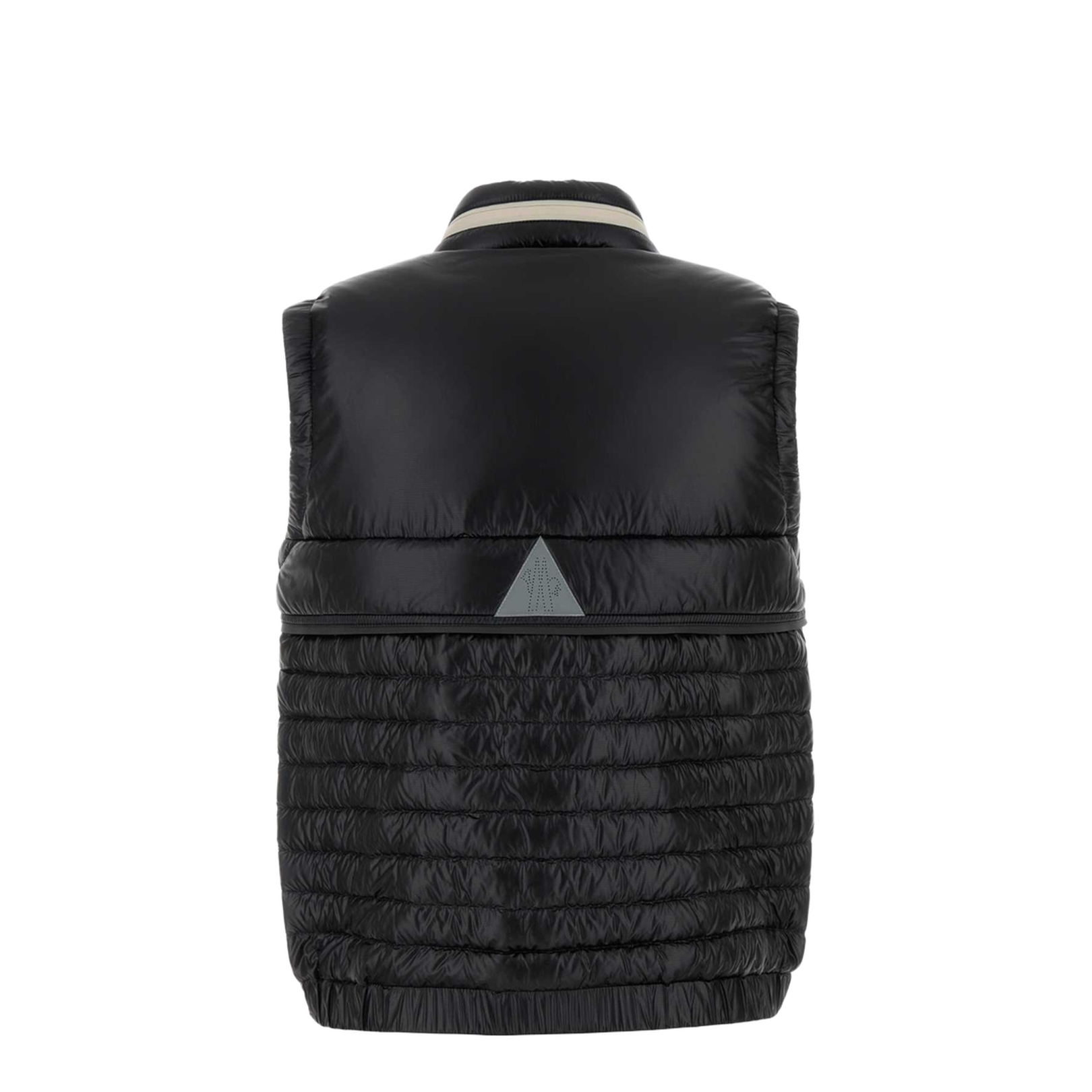 Black Nylon Gumiane Down Jacket
