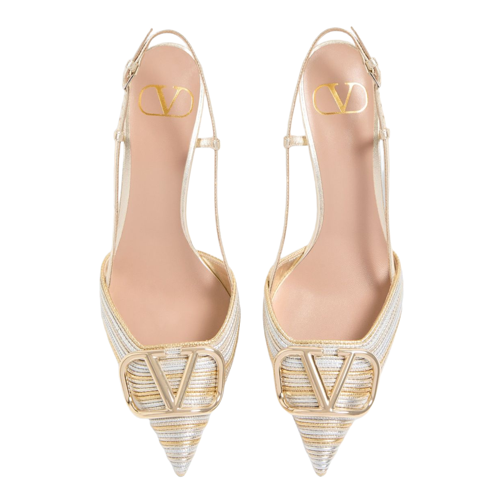Buckle-Fastening Slingback Strap