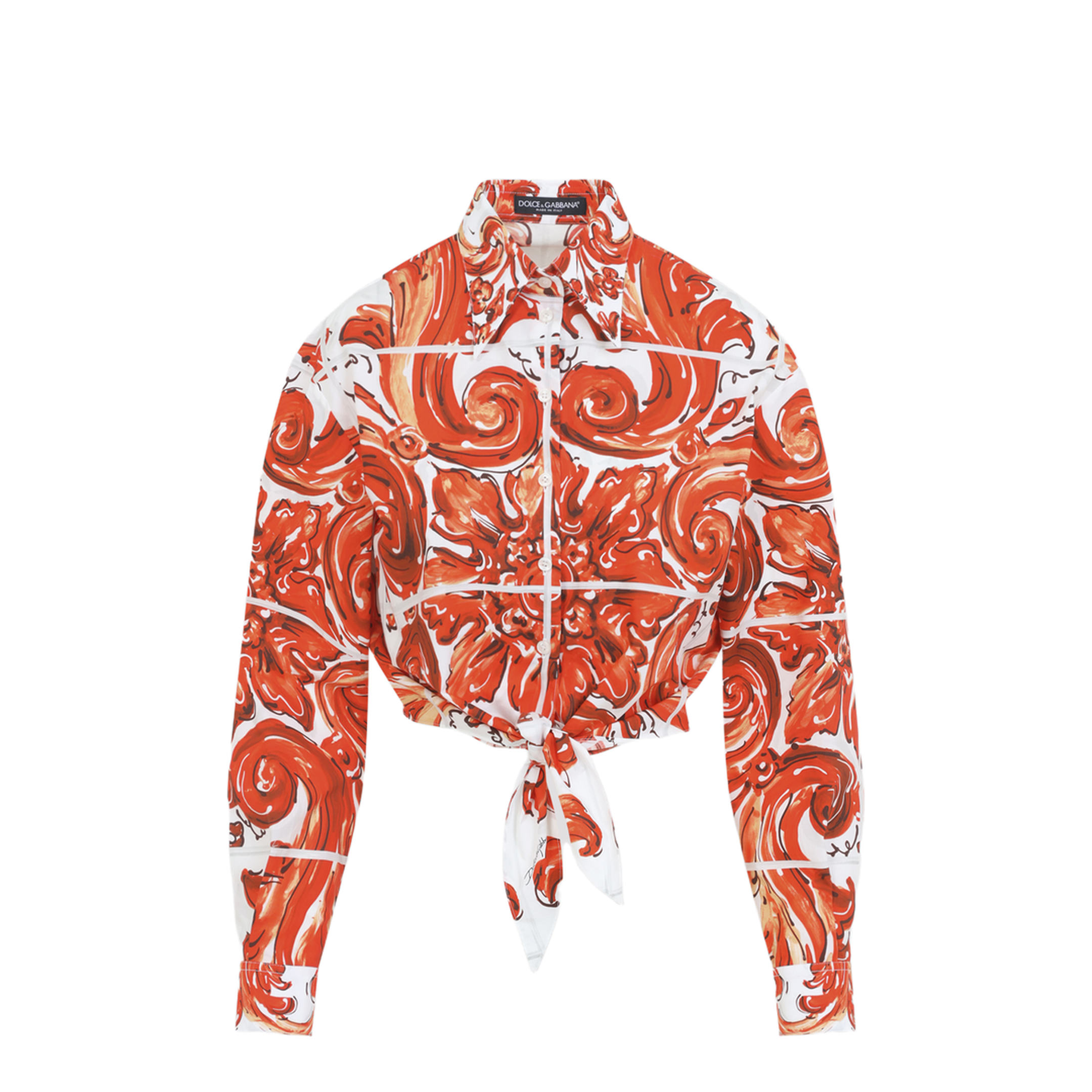 MAYFEYR - Dolce & Gabbana - Popeline Maiolica Shirt - F5S65TGDDRD
