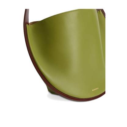 Pivot Leather Hobo Bag - Green