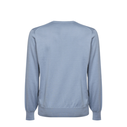Men's Cotton Sweater Blue