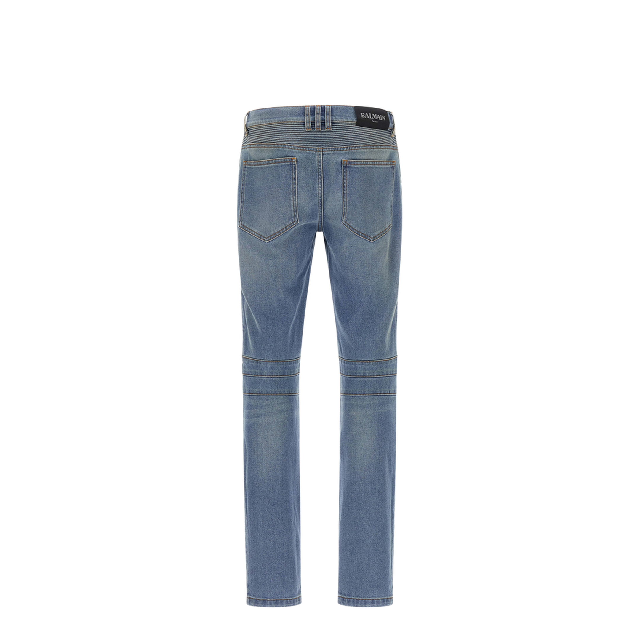 Slim-fit Biker Jeans Denim Blue