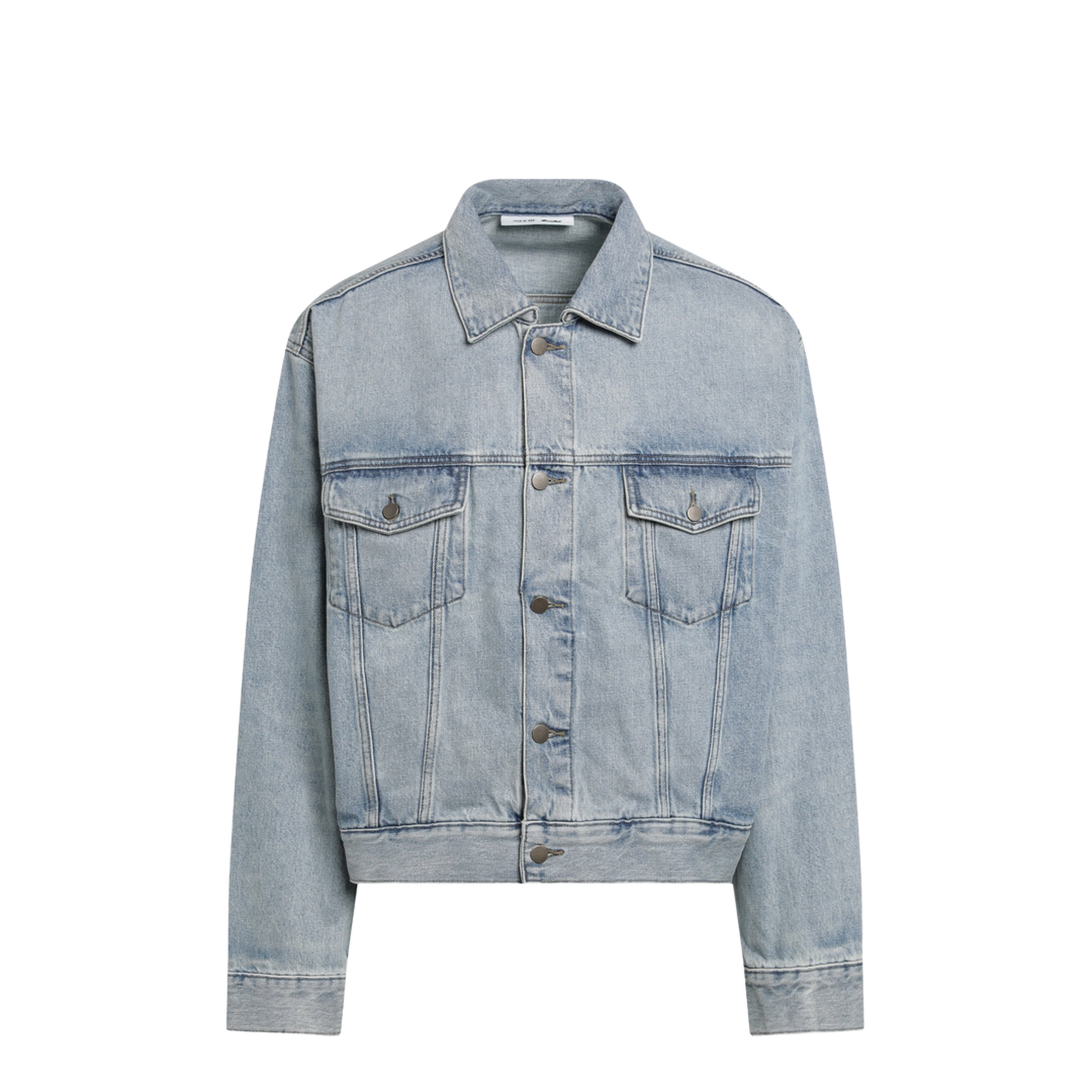 MAYFEYR - Fear Of God - Light Blue Vintage-Effect Denim Jacket - 202SP264431FCB