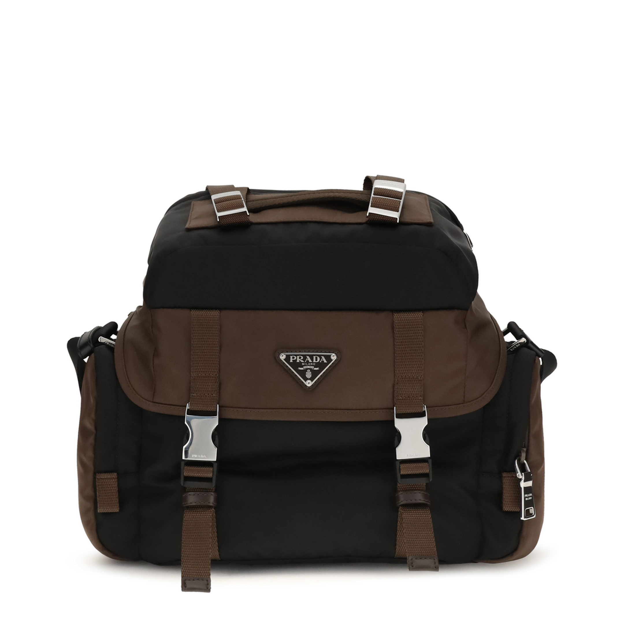 MAYFEYR - Prada - Explore Shoulder Bag In Re-Nylon And Leather - 2VH195VOOO2DMG
