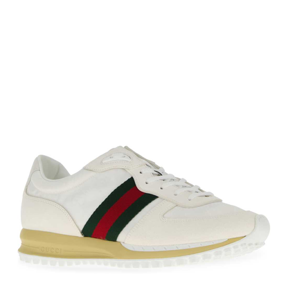 MAYFEYR - Gucci - White Original Gg Fabric Sneakers - 832461AAEW39045