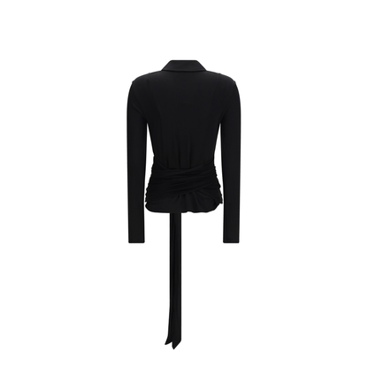 MAYFEYR - Ganni - Marl Mesh Shirt - A1040237