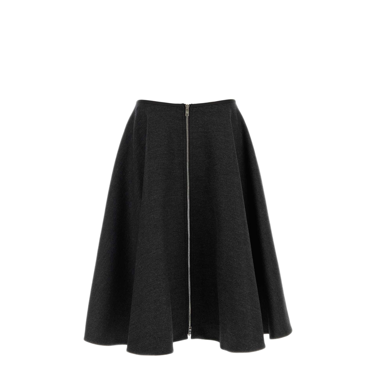 MAYFEYR - Prada - Charcoal Wool Skirt - P10B1SOOO11H4F0480