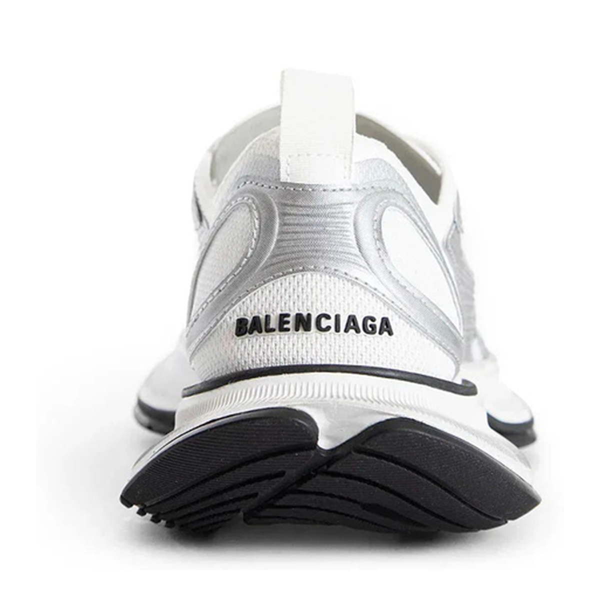 Circuit Sneaker in White/Silver