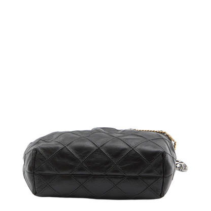 Fleming Mini Leather Hobo Bag