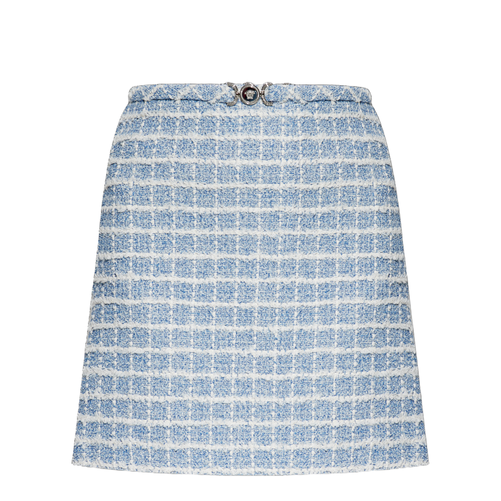 Tweed skirt with lurex thread