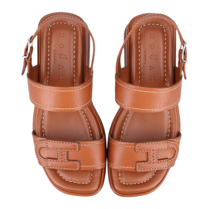 MAYFEYR - Hogan - Leather Platform Sandals - HXW7030GC30KXT