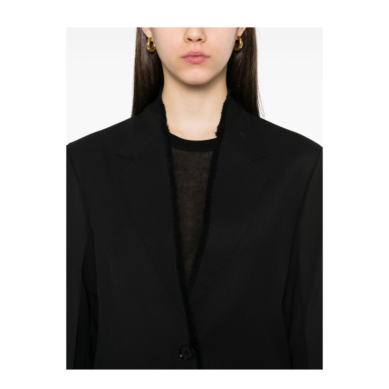 Wool Single-Breasted Jacket