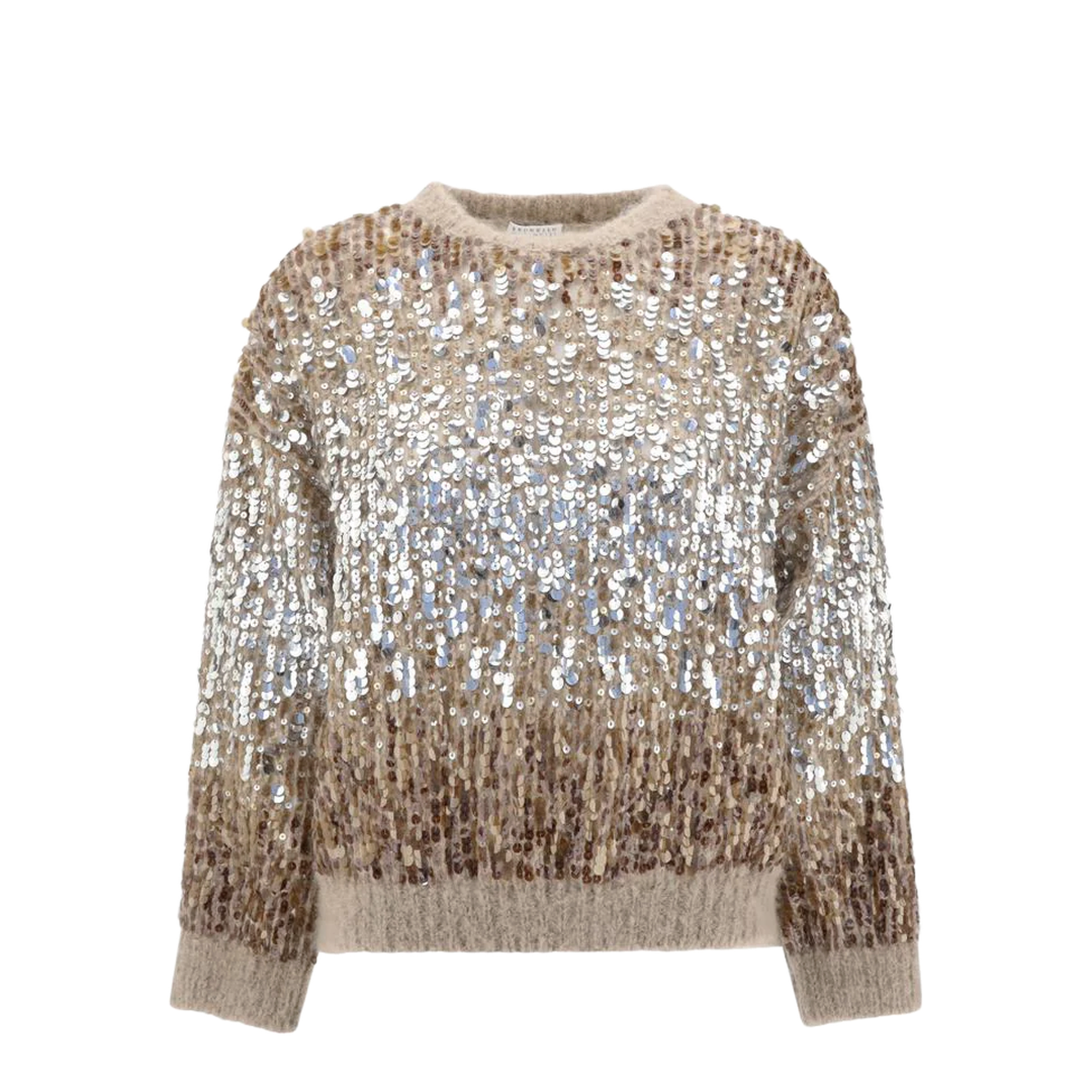 Ombré-Effect Sequin-Embellished Sweater