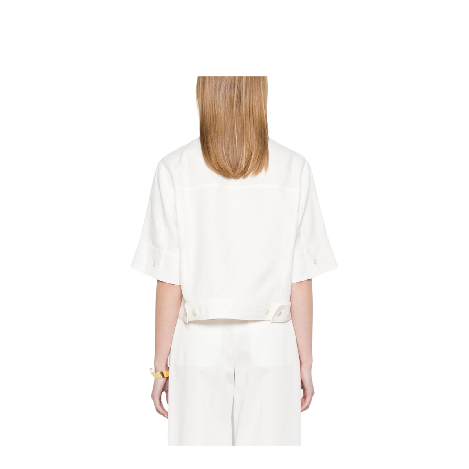 Linen Shirt Cropped Fit