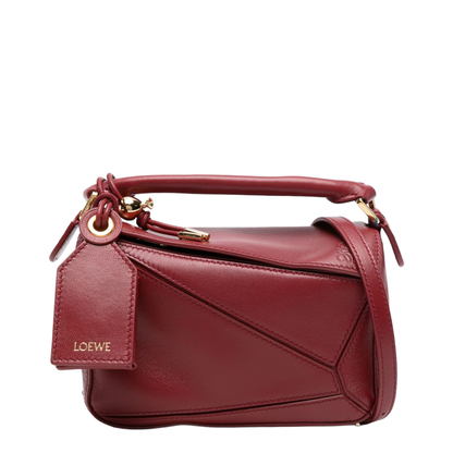 Puzzle Nappa Lambskin Bag - Burnt Red