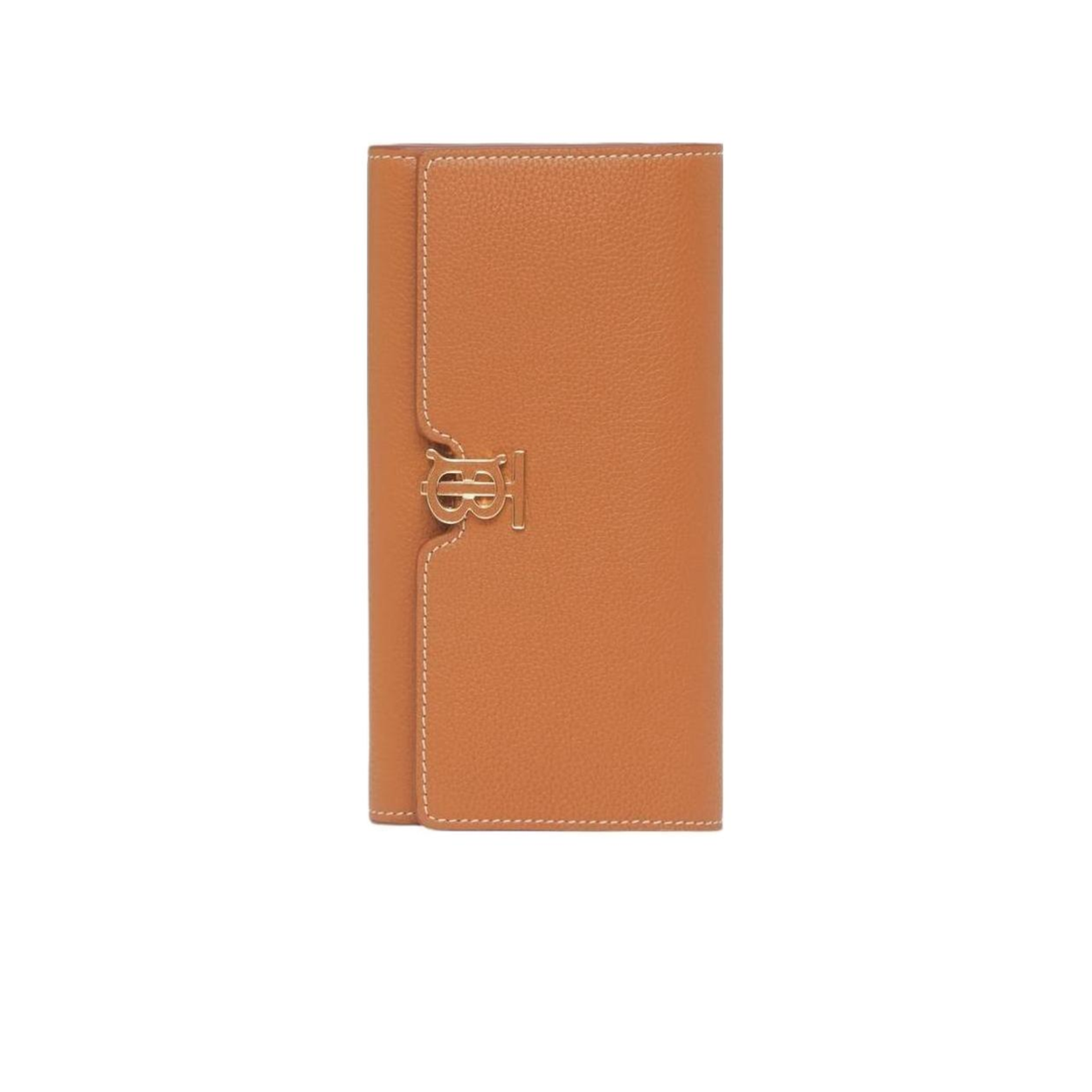 Monogram Motif Grainy Leather Continental Wallet