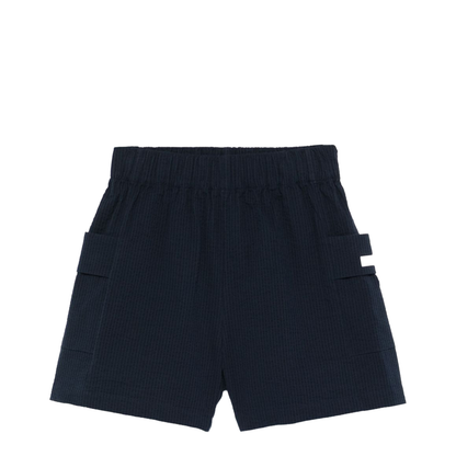 Striped Cotton Shorts