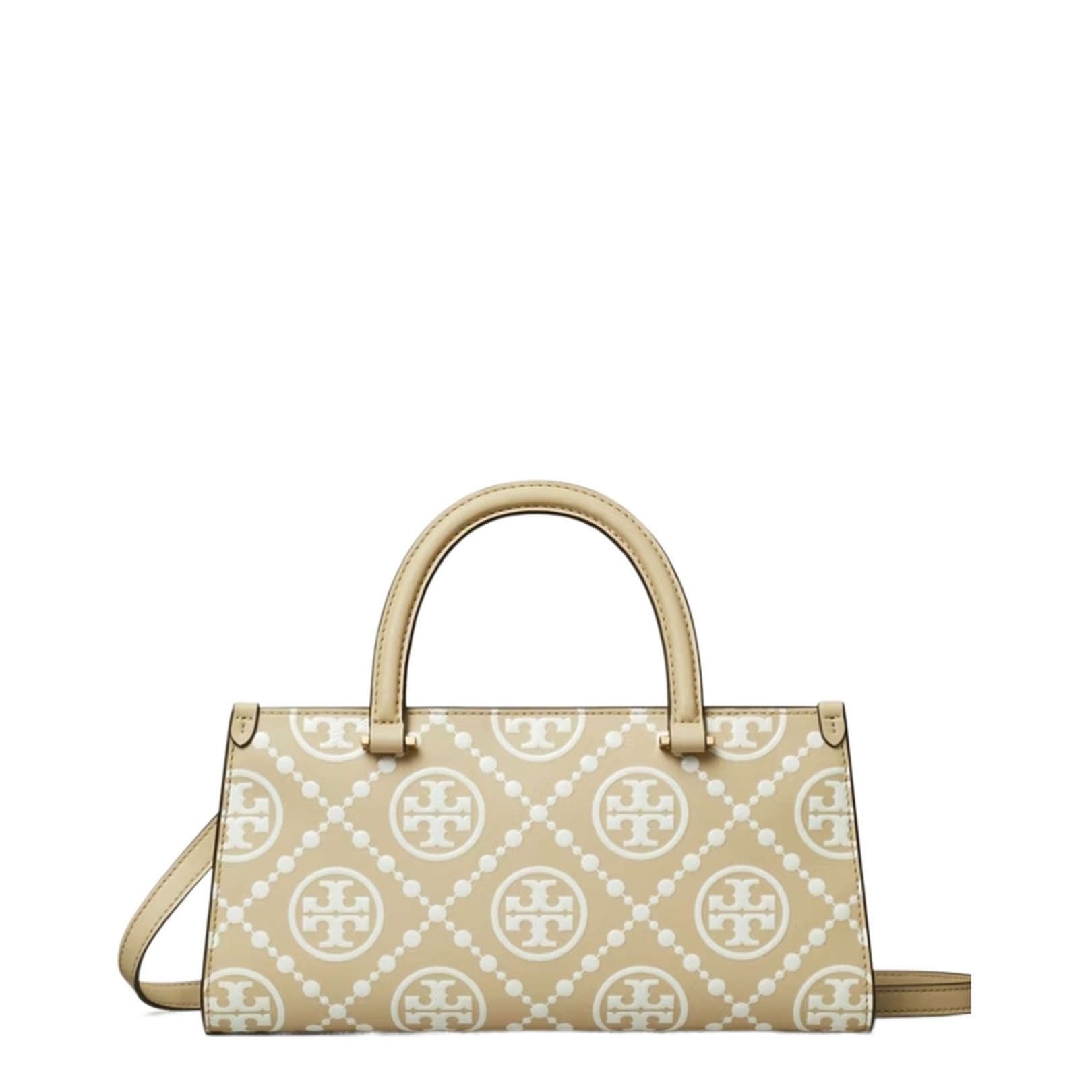 Contrast Embossed E/W Small Tote