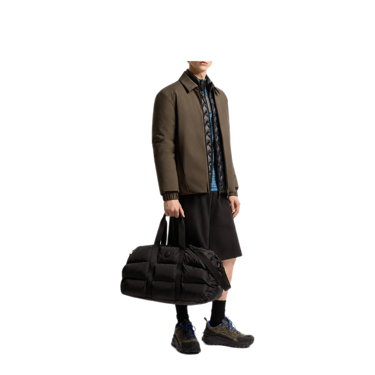 Nylon Duffle Bag - Black