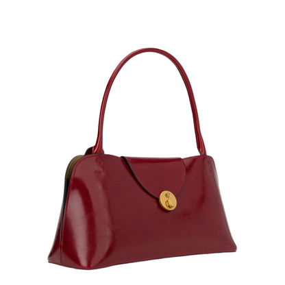MAYFEYR - Versace - Bosa Shoulder Vivian Medium In Glossy Leather - 10234561A174281RE5J