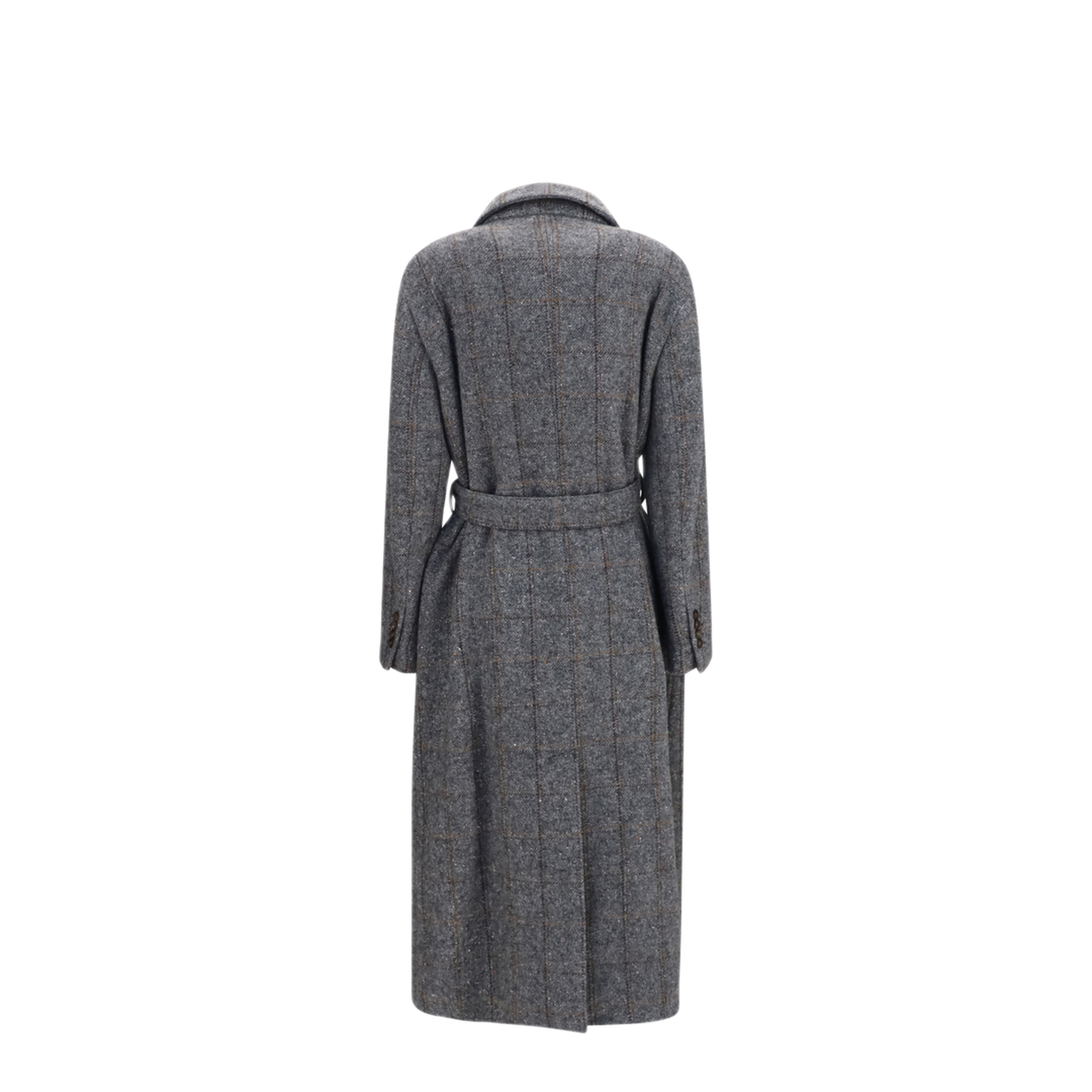 MAYFEYR - Brunello Cucinelli - Long Alpaca Blend Coat With Belt - MG5729937C001