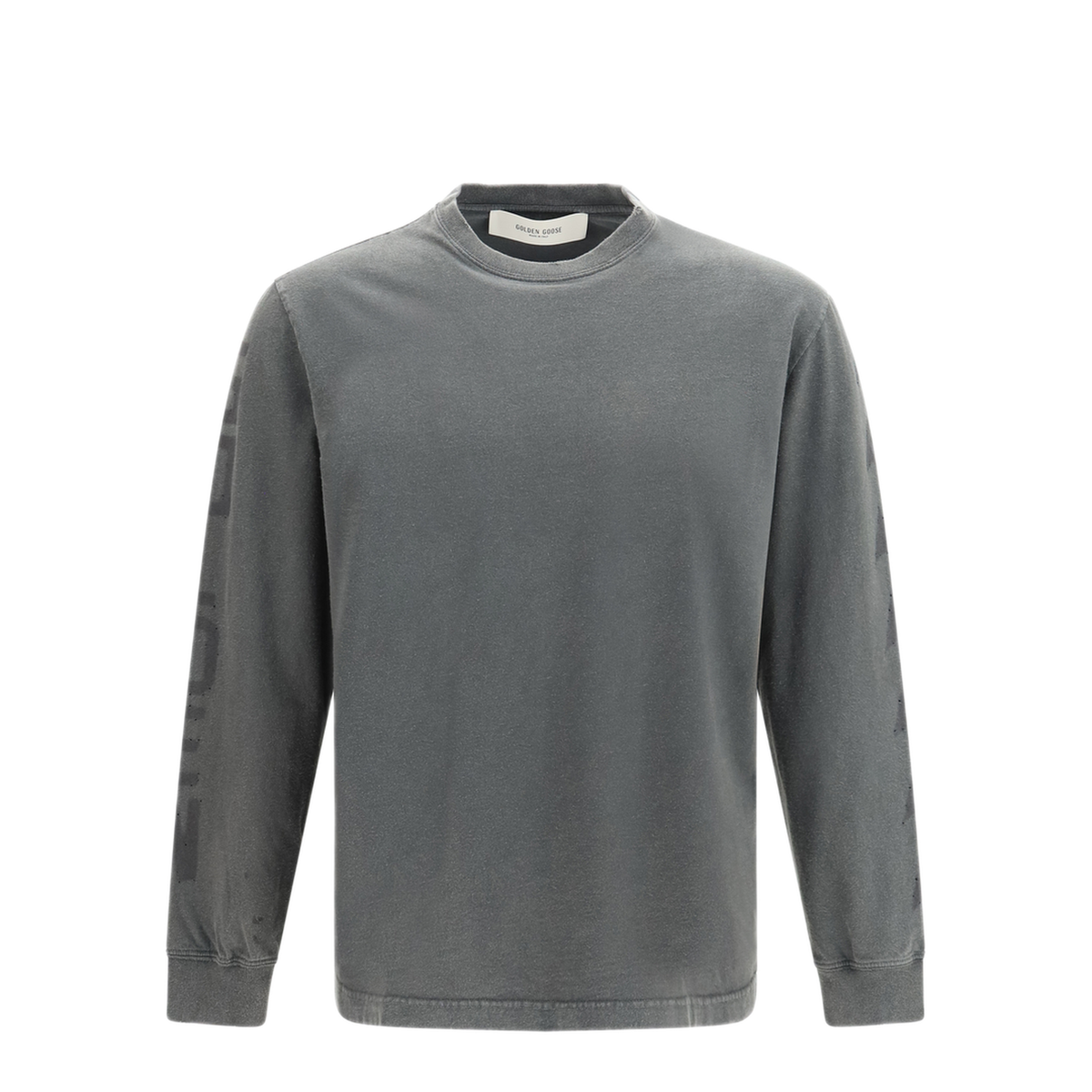 Cotton Sweater In Charcoal