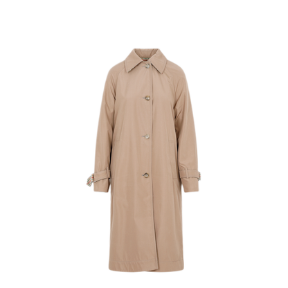 MAYFEYR - AKRIS - Camel Multicolor Wool Flannel Coat - 017256021615035