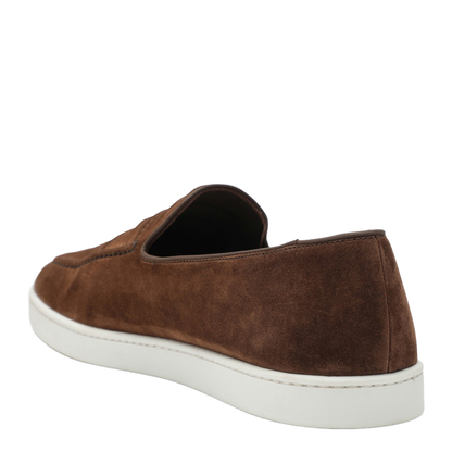 Brown Suede Loafers