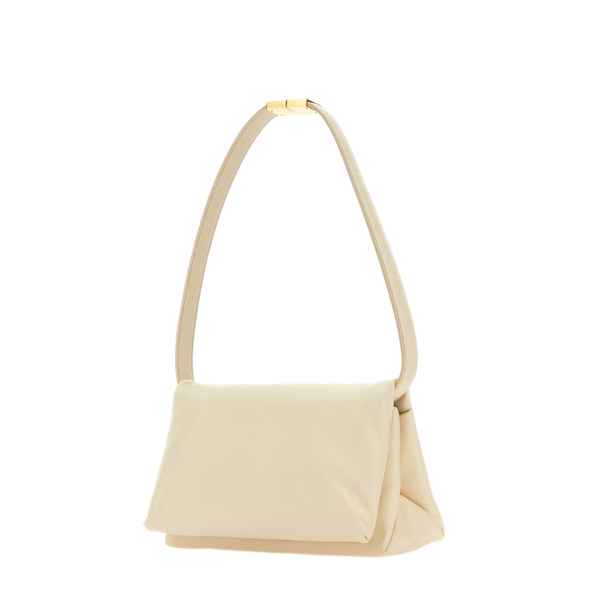 Prisma Small Calf Leather Shoulder Bag - Ivory