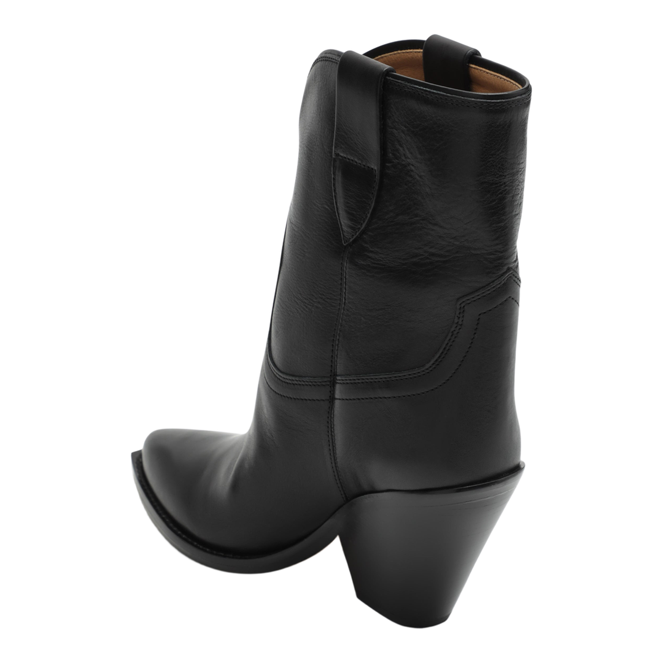 MAYFEYR - Isabel Marant - Leyane Cowboy Boots In Black Leather - BO0004FAA1A04S01BK