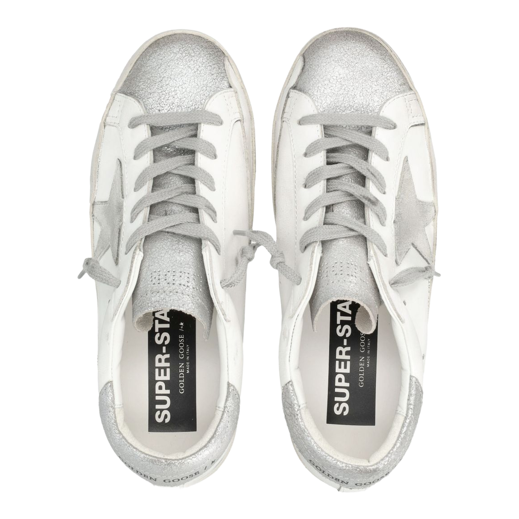 Super-Star Leather Upper and List Suede Star Laminated Suede Toe and Heel
