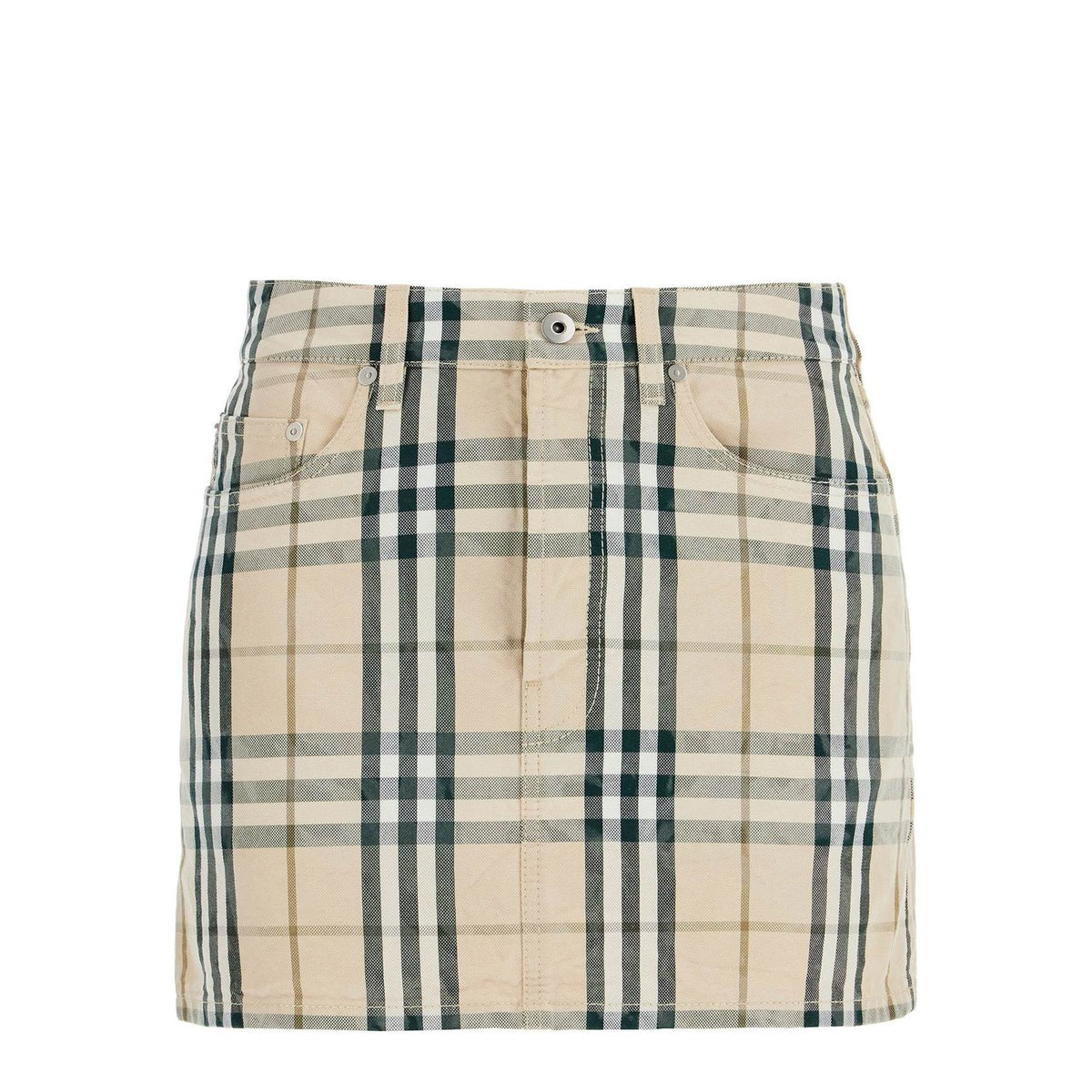 Burberry checkered mini sk