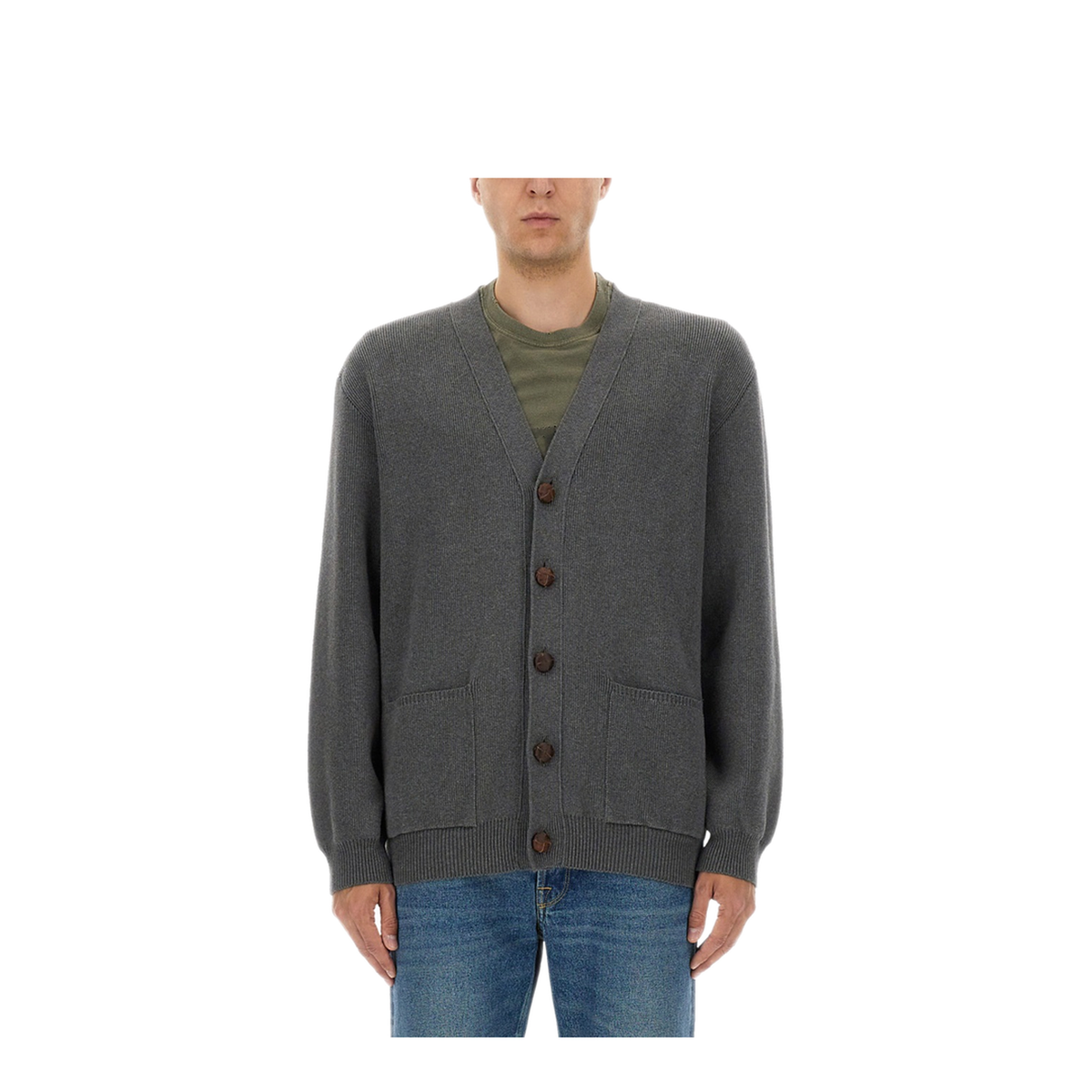Melange Cotton Cardigan