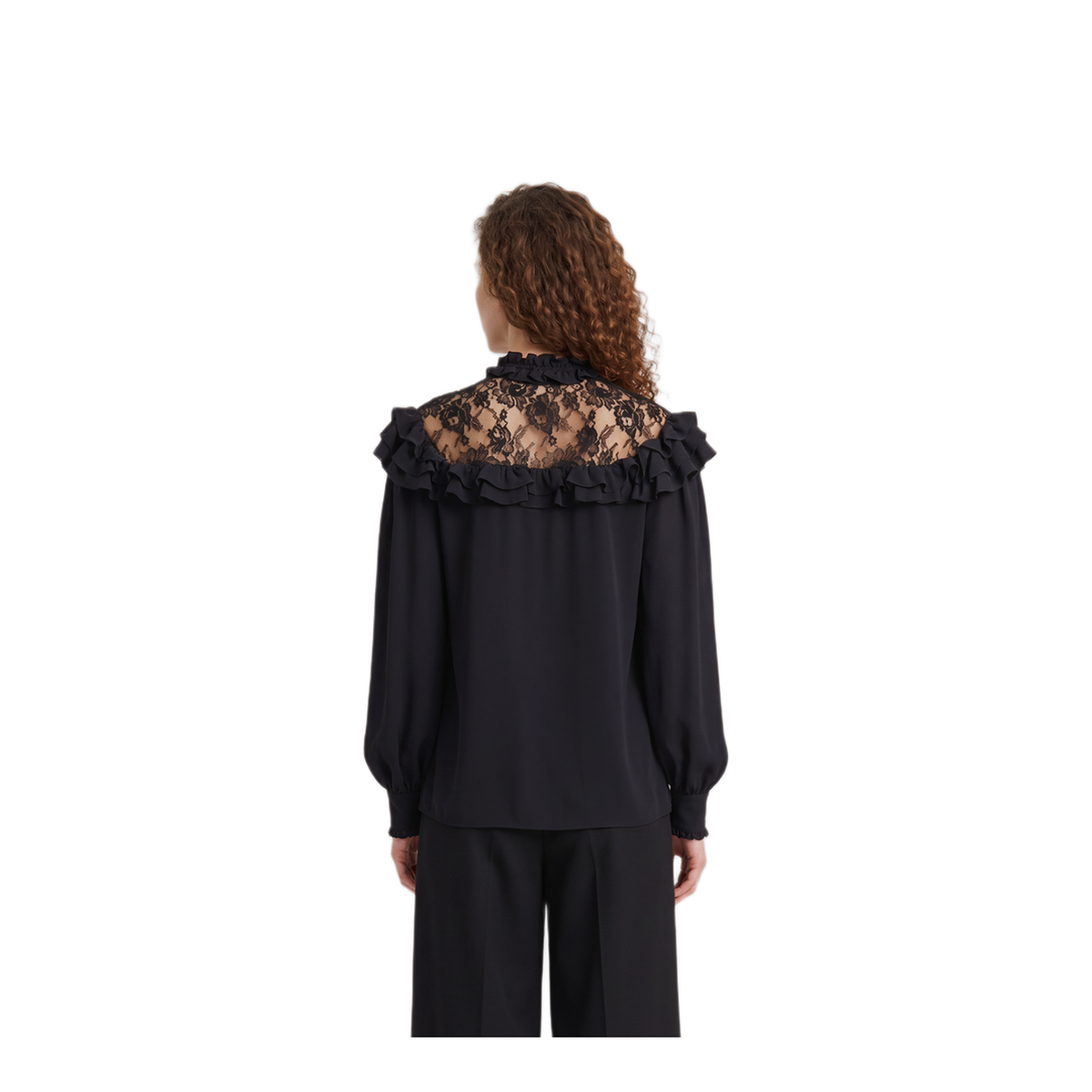 MAYFEYR - Chloè - High Neck Ruffled Blouse - 26AHT40005001