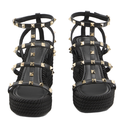Rockstud Wedge Sandal